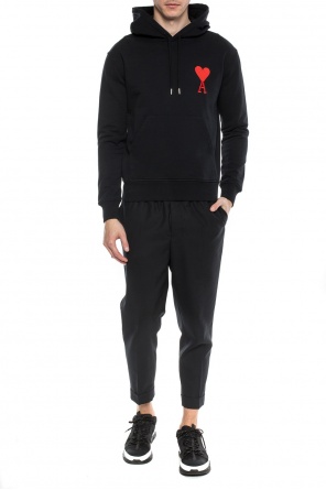 Hooded embroidered sweatshirt, zdjęcie 2 Hooded embroidered sweatshirt od Ami Alexandre Mattiussi